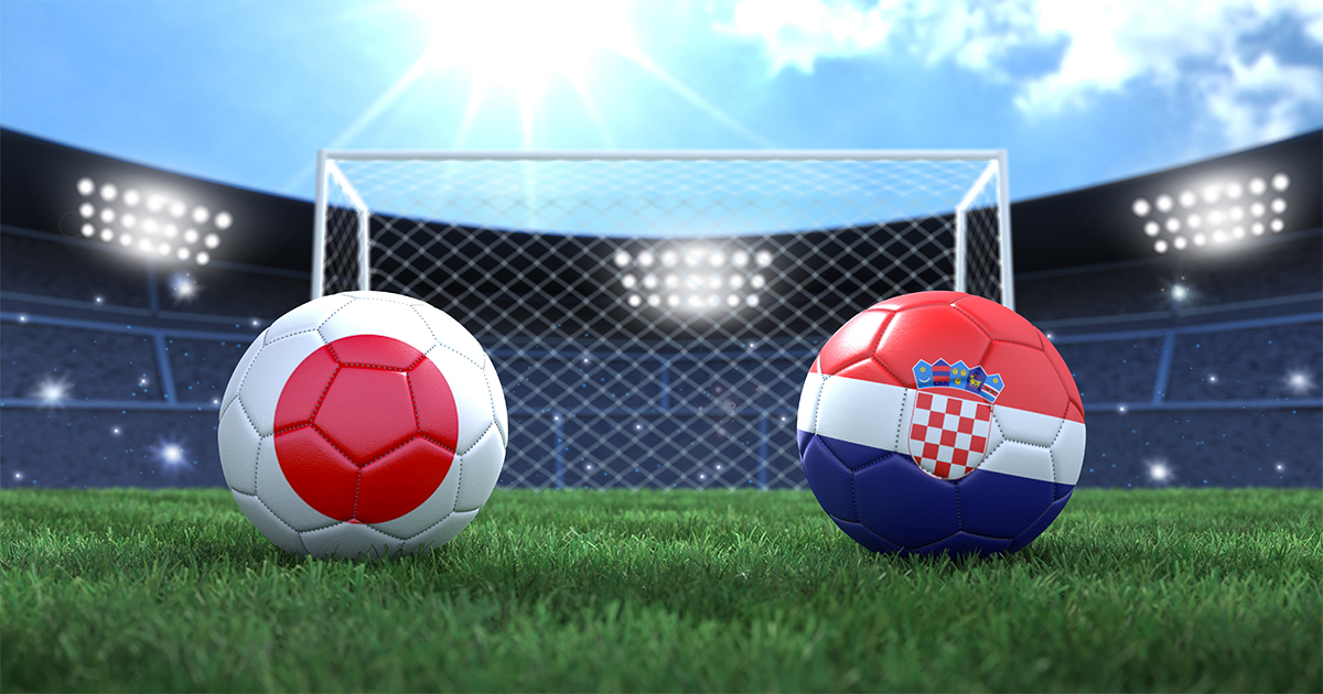 2022年12月6日0時キックオフ：「日本 vs クロアチア」FIFAワールド 